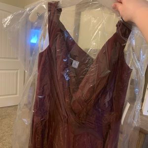 Maroon/wine Ballgown/Bridesmaids Dress